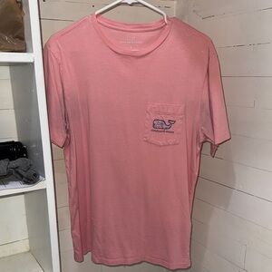 Vineyard Vines Men's Short Sleeve Pink Tee